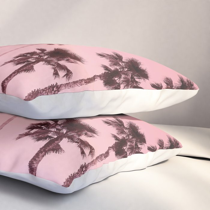 Tranquillity - flamingo pink Pillow Sham Gallery Image 3