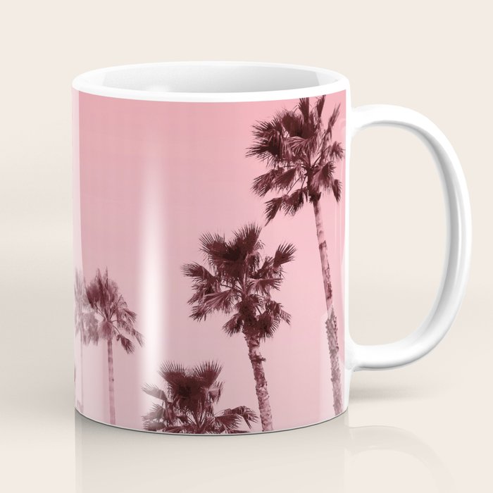 Tranquillity - flamingo pink Coffee Mug Gallery Image 1
