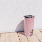 Tranquillity - flamingo pink Travel Mug Gallery Image 4