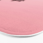 Tranquillity - flamingo pink Bath Mat Gallery Image 3