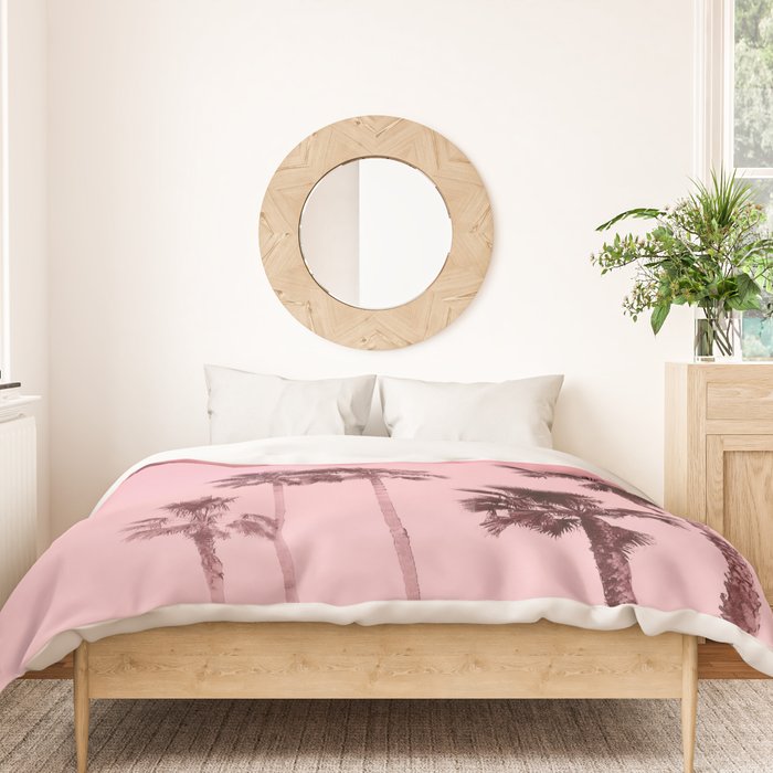 Tranquillity - flamingo pink Duvet Cover Gallery Image 3