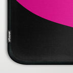 Simple Waves - Magenta and Black Laptop Sleeve Gallery Image 3