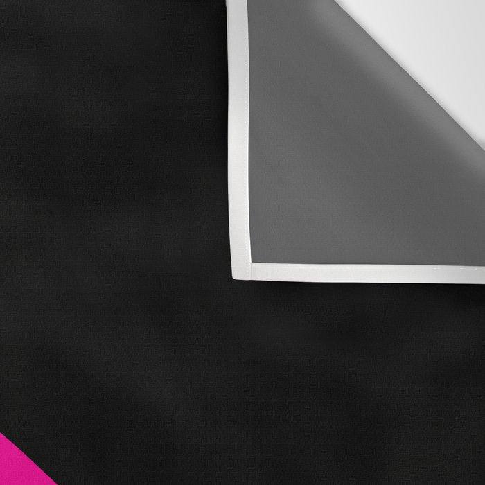 Simple Waves - Magenta and Black Wall Tapestry Gallery Image 3