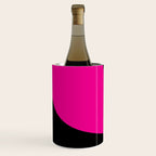 Simple Waves - Magenta and Black Wine Chiller Gallery Image 2