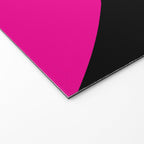 Simple Waves - Magenta and Black Welcome Mat Gallery Image 2