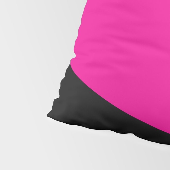 Simple Waves - Magenta and Black Pillow Sham Gallery Image 4