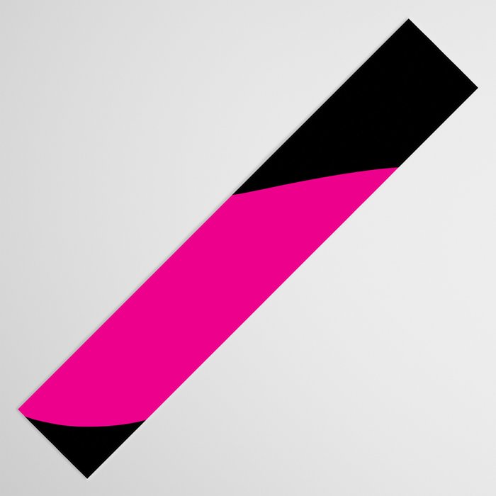 Simple Waves - Magenta and Black Table Runner Gallery Image 3