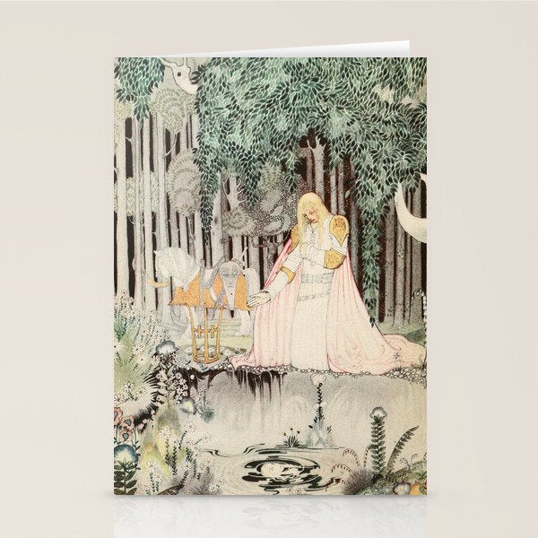 Art by Kay Nielsen from "East of the Sun and West of the Moon" (1914) Stationery Card Gallery Image 1