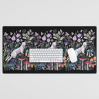 White Ermine Desk Mat Gallery Image 1