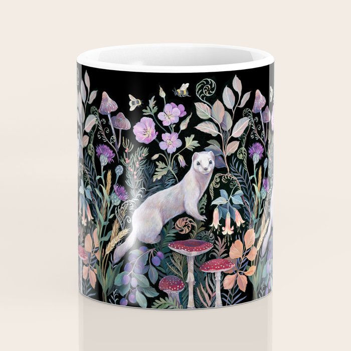 White Ermine Coffee Mug Gallery Image 4