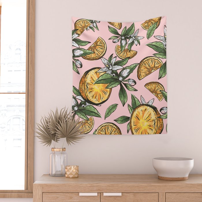 Lemon Crush Wall Tapestry Gallery Image 2