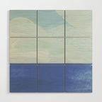 Calm Sea, Quiet Sky Wood Wall Art Gallery Image 1