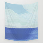 Calm Sea, Quiet Sky Wall Tapestry Gallery Image 4