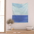 Calm Sea, Quiet Sky Wall Tapestry Gallery Image 2