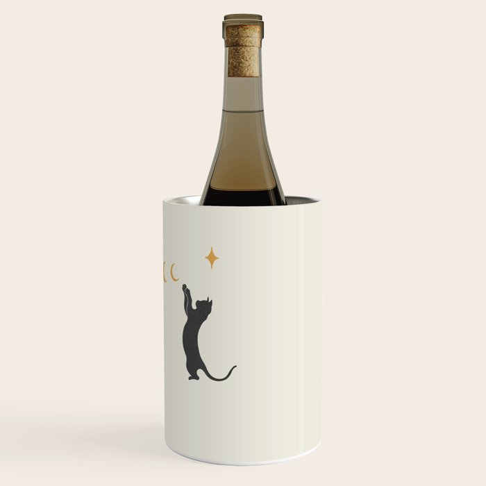 Cat and Moon 1 Wine Chiller Gallery Image 3