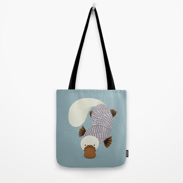 Whimsical Platypus Tote Bag Gallery Image 2
