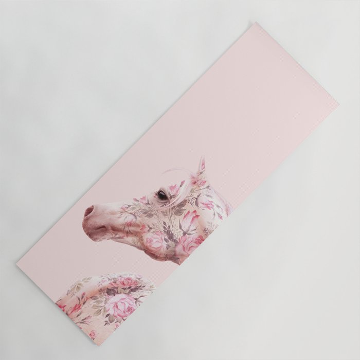 FLORAL HORSE Yoga Mat Gallery Image 1