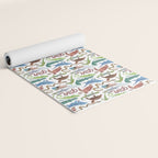 Endangered Reptiles Around the World Yoga Mat Gallery Image 2