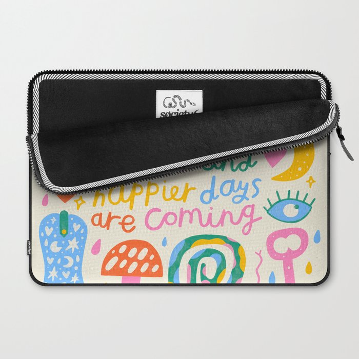 Wild West Happy Positive Quote Laptop Sleeve Gallery Image 2
