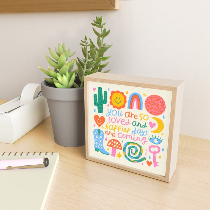 Wild West Happy Positive Quote Mini Art Print Gallery Image 2