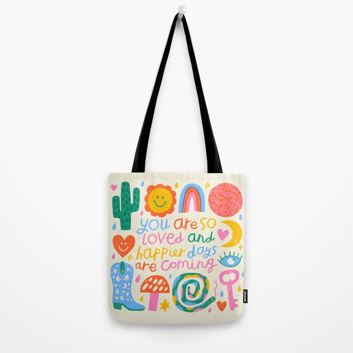 Wild West Happy Positive Quote Tote Bag Gallery Image 2