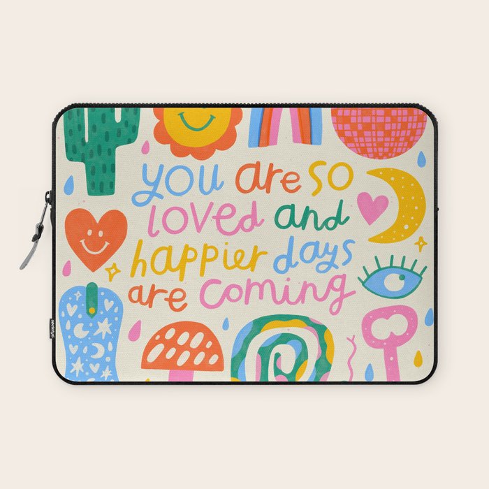 Wild West Happy Positive Quote Laptop Sleeve Gallery Image 1