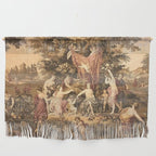 Antique 18th Century Romantic Goddess Aphrodite Parisian Tapestry Wall Hanging Gallery Image 1