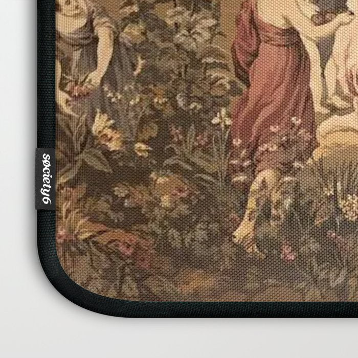 Antique 18th Century Romantic Goddess Aphrodite Parisian Tapestry Laptop Sleeve Gallery Image 3