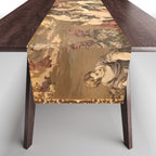 Antique 18th Century Romantic Goddess Aphrodite Parisian Tapestry Table Runner Gallery Image 1