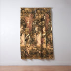 Antique 18th Century Romantic Goddess Aphrodite Parisian Tapestry Window Curtain Gallery Image 3