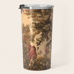 Antique 18th Century Romantic Goddess Aphrodite Parisian Tapestry Travel Mug Gallery Image 3
