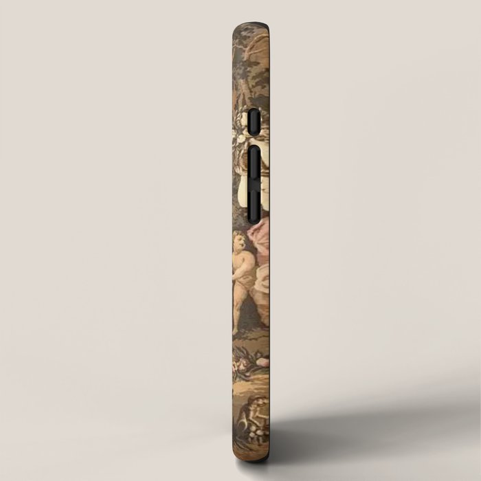 Antique 18th Century Romantic Goddess Aphrodite Parisian Tapestry iPhone Case Gallery Image 2