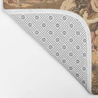 Antique 18th Century Romantic Goddess Aphrodite Parisian Tapestry Bath Mat Gallery Image 2