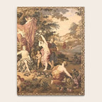 Antique 18th Century Romantic Goddess Aphrodite Parisian Tapestry Notebook Gallery Image 4