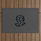 Ruth Bader Ginsburg Quote Outdoor Rug Gallery Image 1