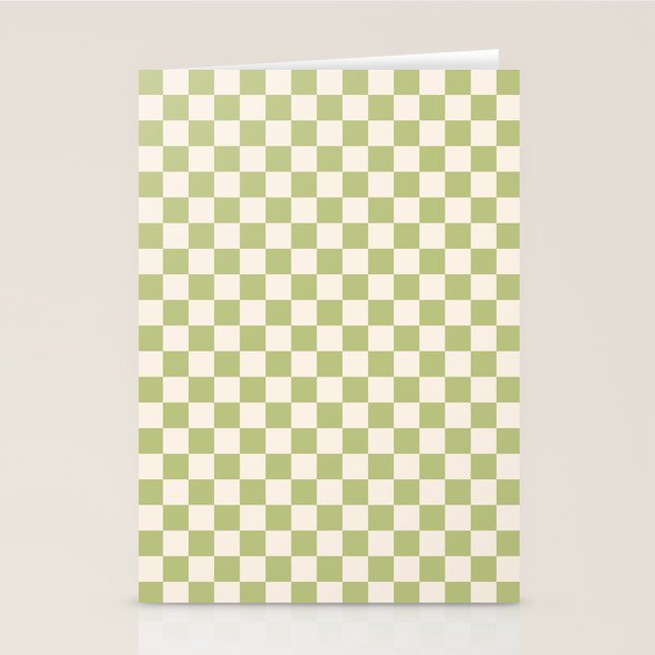 Checked - Matcha Stationery Card Gallery Image 1