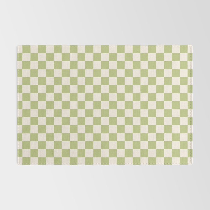 Checked - Matcha Rug Gallery Image 2
