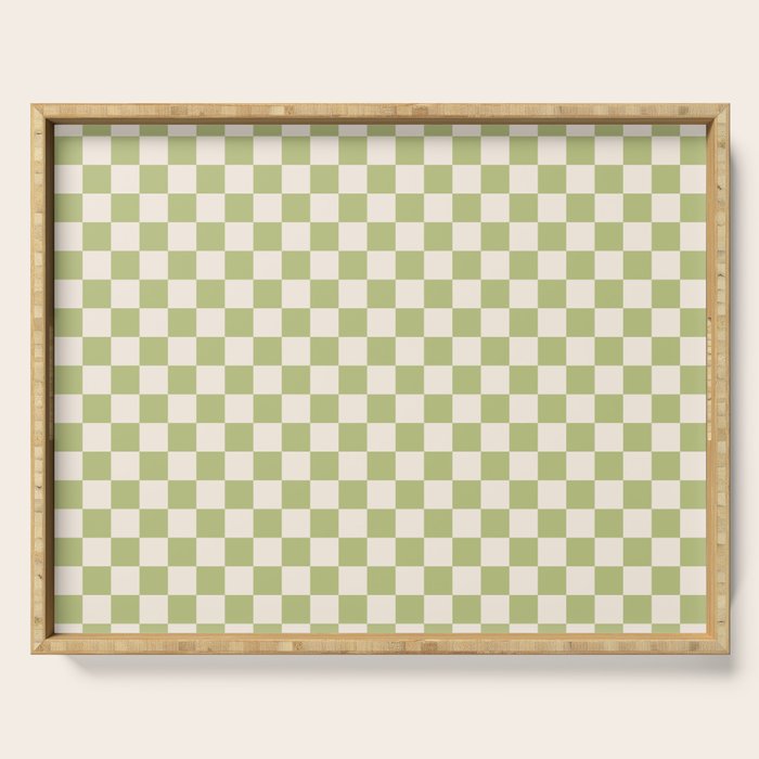 Checked - Matcha Serving Tray Gallery Image 1