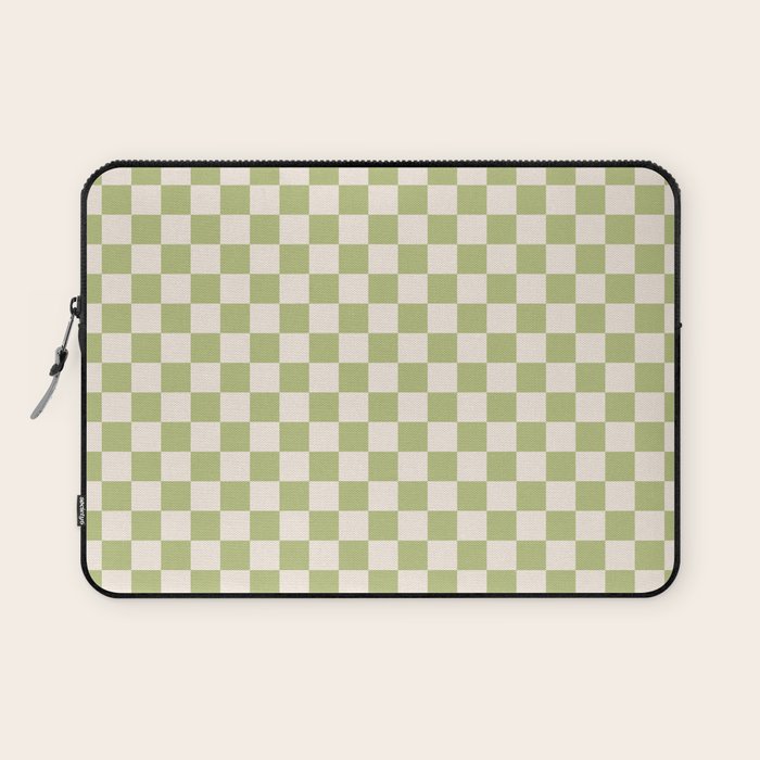 Checked - Matcha Laptop Sleeve Gallery Image 1