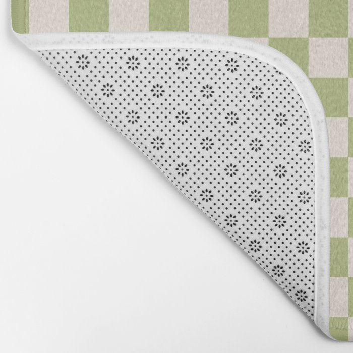 Checked - Matcha Bath Mat Gallery Image 2
