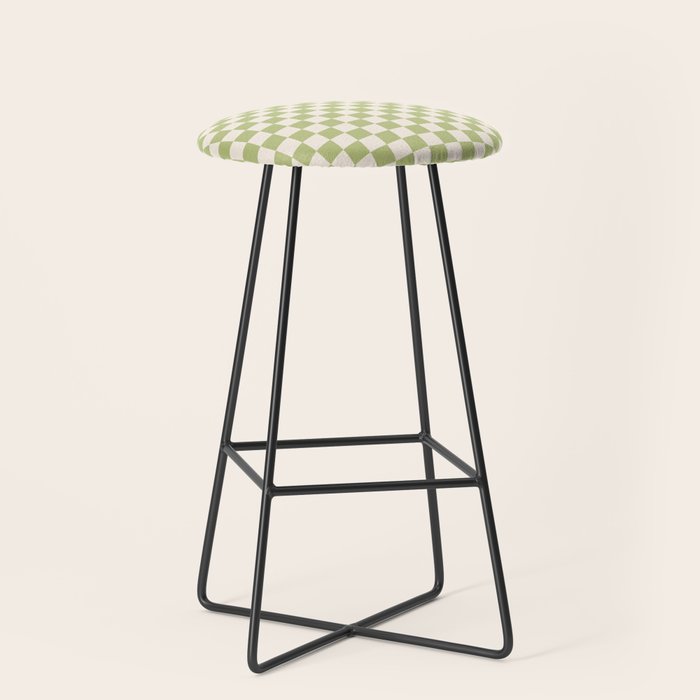 Checked - Matcha Stool Gallery Image 1
