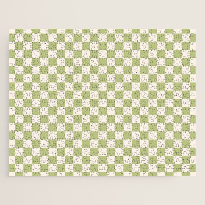 Checked - Matcha Jigsaw Puzzle Gallery Image 1