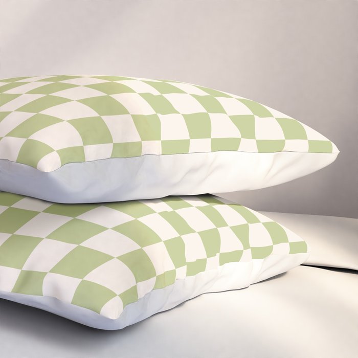 Checked - Matcha Pillow Sham Gallery Image 3