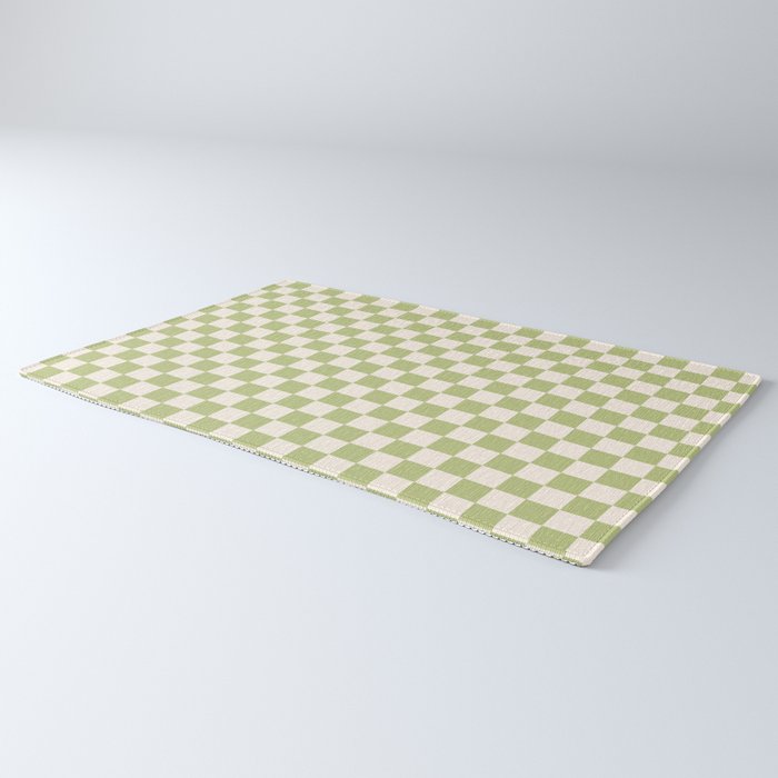Checked - Matcha Rug Gallery Image 3
