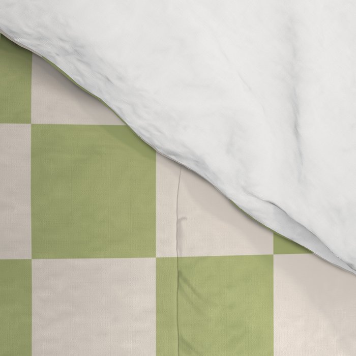 Checked - Matcha Comforter Gallery Image 4