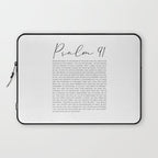 Psalm 91 Whoever dwells in the shelter of the Most High Laptop Sleeve Gallery Image 1