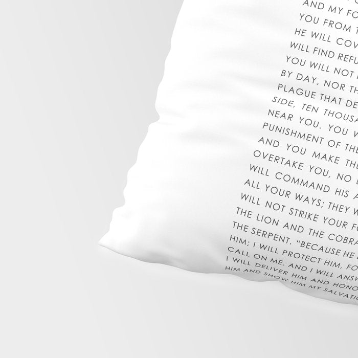 Psalm 91 Whoever dwells in the shelter of the Most High Pillow Sham Gallery Image 4