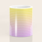 Ombre Arch IV Pink Yellow Sunrise Gradient Modern Geometric Lines Coffee Mug Gallery Image 4