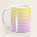 Ombre Arch IV Pink Yellow Sunrise Gradient Modern Geometric Lines Coffee Mug Gallery Image 3