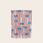 Playful Stripes and Blocks Geometric Pattern Wall Hanging Gallery Image 1